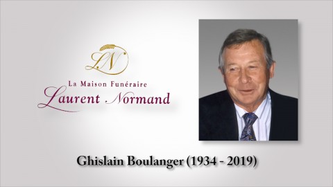 Ghislain Boulanger (1934 - 2019)