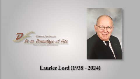 Laurier Lord (1938 - 2024)