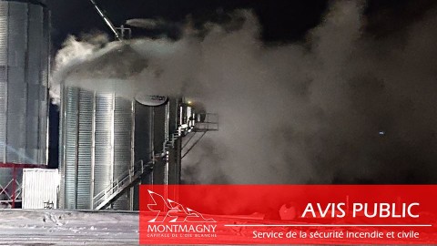 Non, il n’y a pas de feu dans un silo de Montmagny