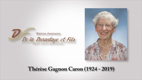 Thérèse Gagnon Caron (1924 - 2019)