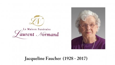 Jacqueline Faucher (1928 - 2017)