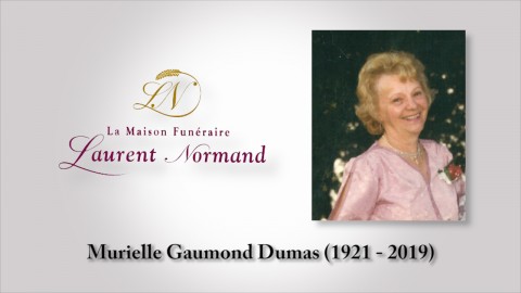 Murielle Gaumond Dumas (1921 - 2019)