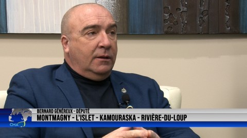 Entrevue - Bernard Généreux, député de Montmagny-L'Islet-Kam.-Riv. du Loup - 16 mars 2022