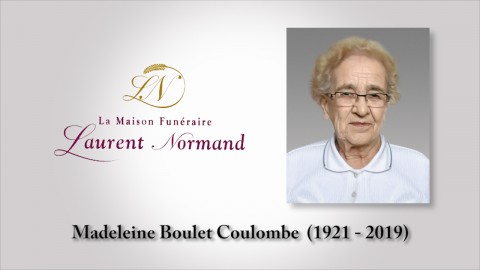 Madeleine Boulet Coulombe (1921 - 2019)