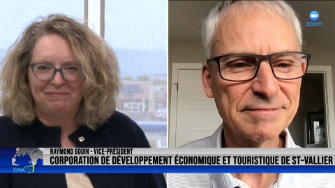 Entrevue - Raymond Gouin, vp de la Corporation de développement & touristique de St-Vallier - 23 mai