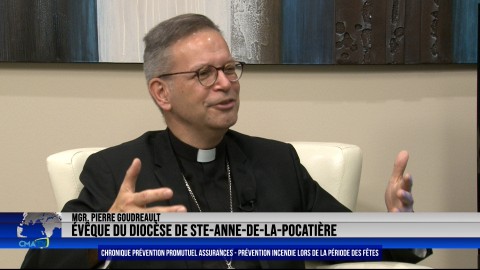 Entrevue - Mgr Pierre Goudreault, évêque de Ste-Anne-de-la-Pocatière - 12 novembre 2021