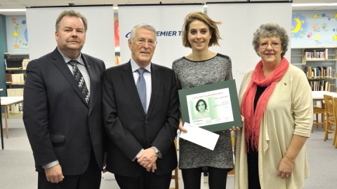 Mur des célébrités et diplôme honorifique pour Ève Landry