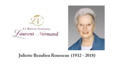 Rousseau, Juliette Beaulieu (1932 - 2018)