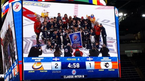 Les Alliés sont les champions du Tournoi Pee-wee de Québec dans la catégorie Inter-B