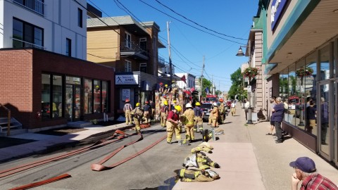 Début d’incendie au Salon de Barbier Le Gentleman