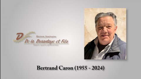 Bertrand Caron (1955 - 2024)