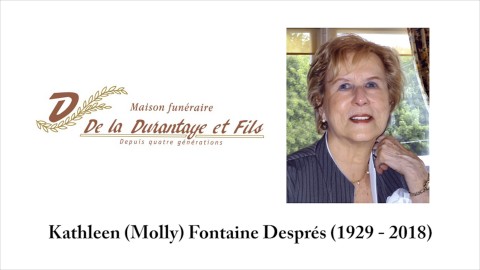 Kathleen (Molly) Fontaine Després (1929 - 2018)