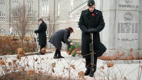 Retour sur la cérémonie du Souvenir du 8 novembre à Montmagny