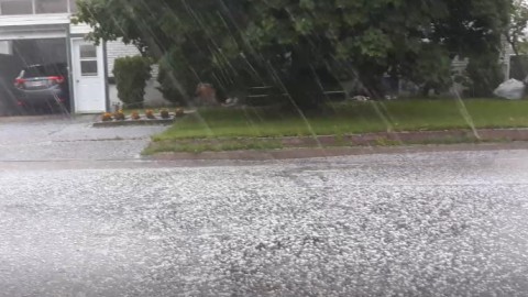 Une pluie de grêlons s’abat sur Montmagny et les environs