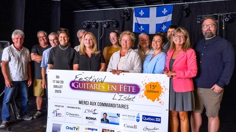 Le Festival Guitares en fête de L’Islet en sera à sa 15e édition cet été...reportage de Jean Carbonneau