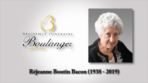 Réjeanne Boutin Bacon (1938 - 2019)
