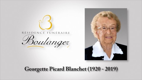 Georgette Picard Blanchet (1920 - 2019)