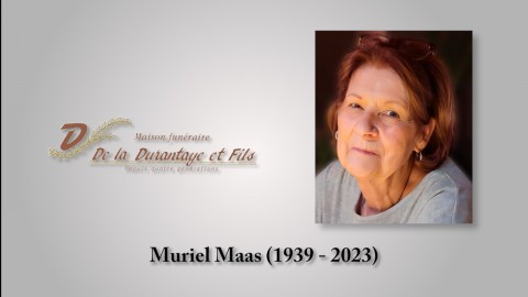 Muriel Maas (1939 - 2023)