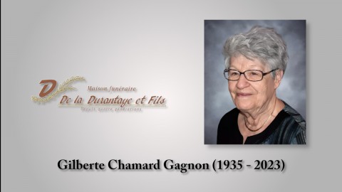 Gilberte Chamard Gagnon (1935 - 2023)