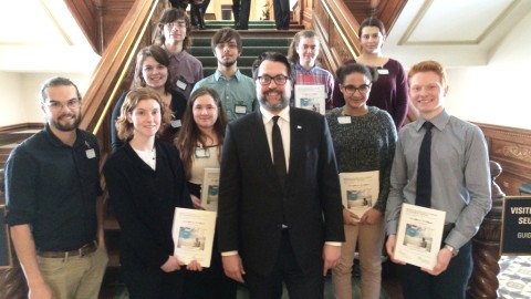 Le ministre Heurtel accueil le Conseil des jeunes ministres de l’Environnement 