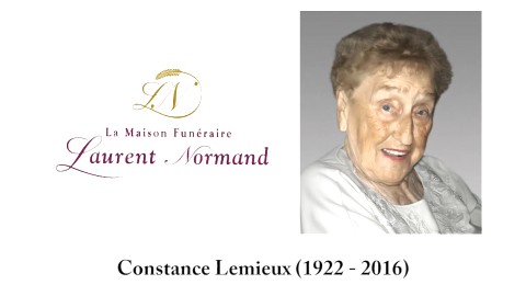 Constance Lemieux (1922 - 2016)