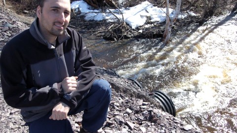 Plus de trente minutes dans l?eau glacée!