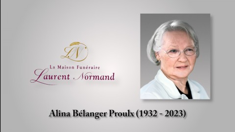 Alina Bélanger Proulx (1932 - 2023)