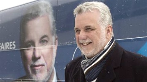 Philippe Couillard vient appuyer Norbert Morin dans le Kamouraska