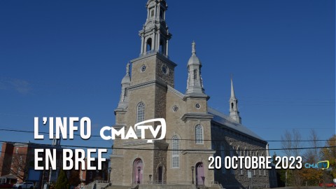 L'Info CMATV en bref du 20 octobre 2023