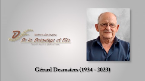 Gérard Desrosiers (1934 - 2023)