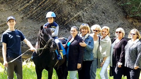 Le Sentier Équestre Multisensoriel fait son apparition au centre d’Équithérapie La Remontée