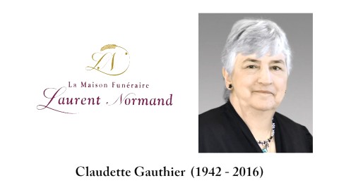 Claudette Gauthier (1942 - 2016)
