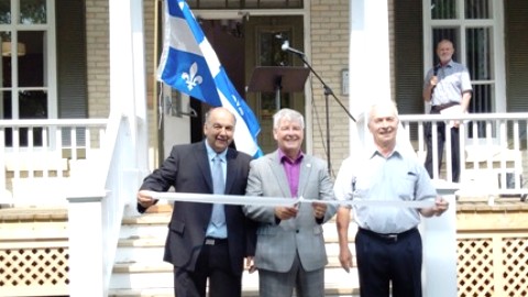 Inauguration du Pavillon Frédéric-Auguste-Oliva de Saint-François-de-la-Rivière-du-Sud