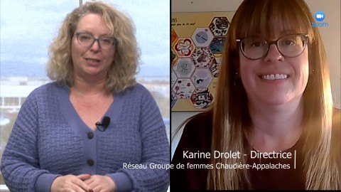 Entrevue - Karine Drolet, directrice du Réseau Groupe de femmes Chaudière-Appalaches  - 13 octobre 2023