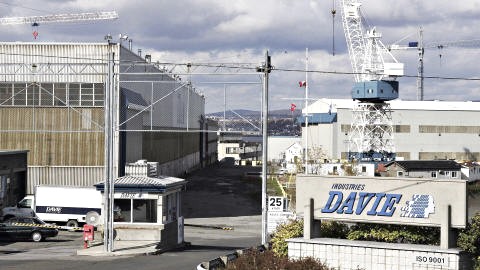 Chantier Davie; le maire de Lévis a rencontré le ministre Steven Blaney pour que le gouvernement fédéral y construise des navires