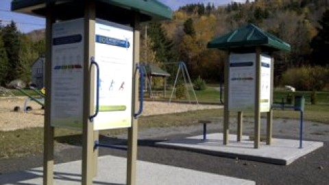 Nouveau parcours Santé au parc de l'Action à St-Pacôme