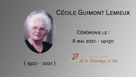 Cécile Guimont Lemieux
