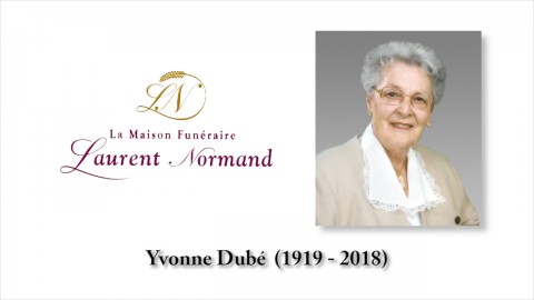 Yvonne Dubé (1919 - 2018)