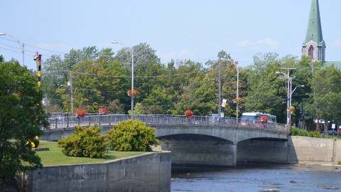Travaux de réfection du pont Boulanger à Montmagny