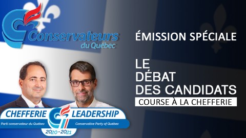 Débat des candidats du Parti conservateur du Québec - le 2 mars 2021