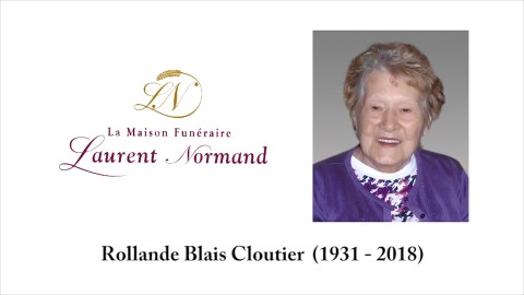 Rollande Blais Cloutier  (1931 - 2018)