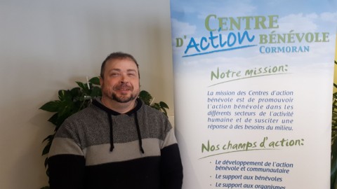 André Lacombe devient intervenant au Centre d’action bénévole Cormoran