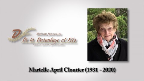 Marielle April Cloutier (1931 - 2020)