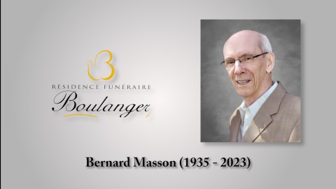Bernard Masson (1935 - 2023)