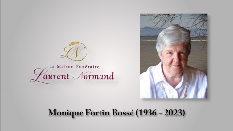 Monique Fortin Bossé (1936 - 2023)