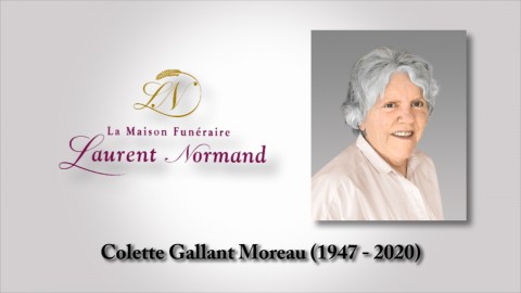 Colette Gallant Moreau (1947 - 2020)