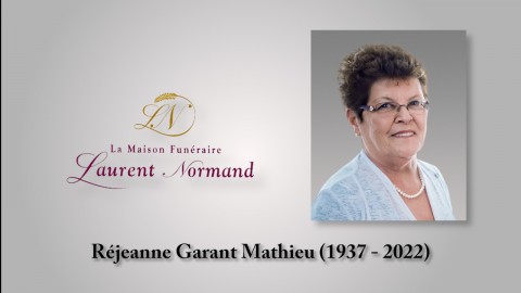 Réjeanne Garant Mathieu (1937 - 2022)