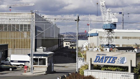 Le Parti Québécois estime que le chantier maritime de la Davie a été oublié!