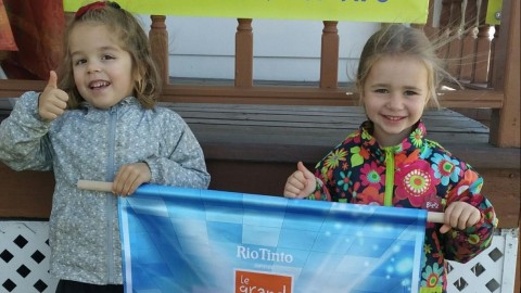 La garderie Aux petits soins de St-Paul-de-Montminy se classe première pour les cubes énergie accumulées dans la région