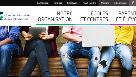 La Commission scolaire de la Côte-du-Sud rafraîchit son site Internet